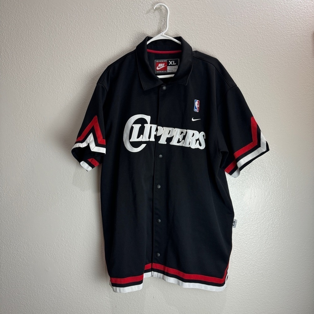 Los Angeles Clippers Nike Vintage Warm Up Shirt Size XL
